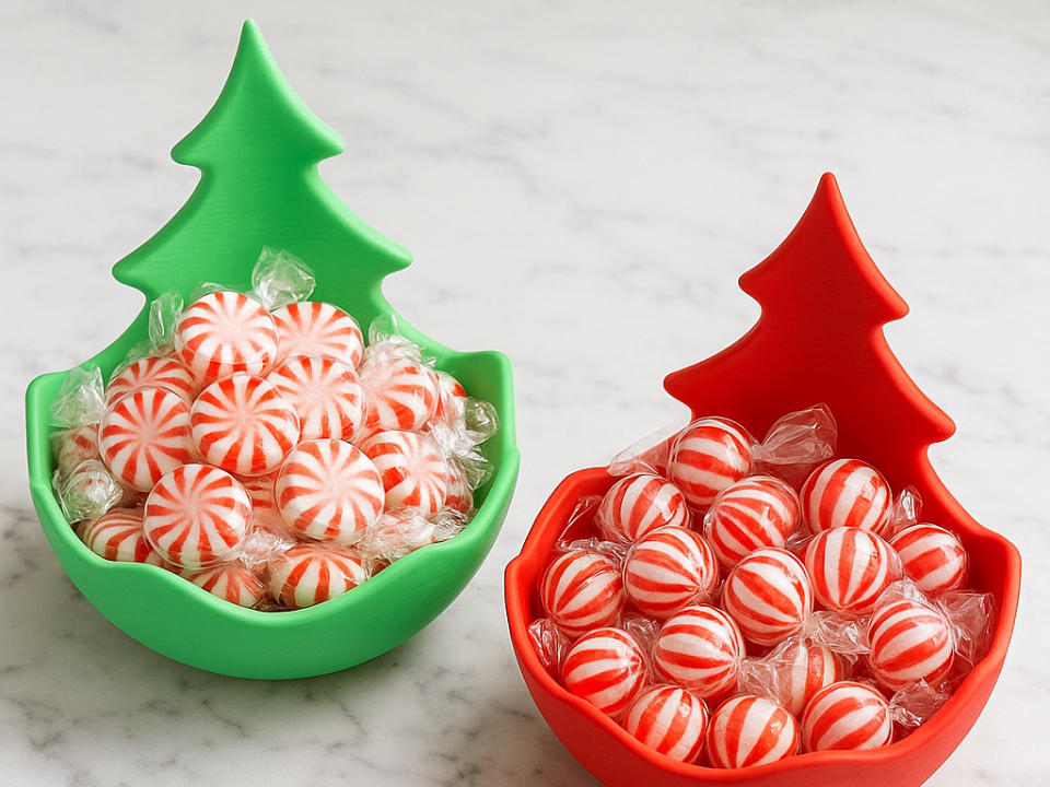 Christmas Tree Candy Bowl