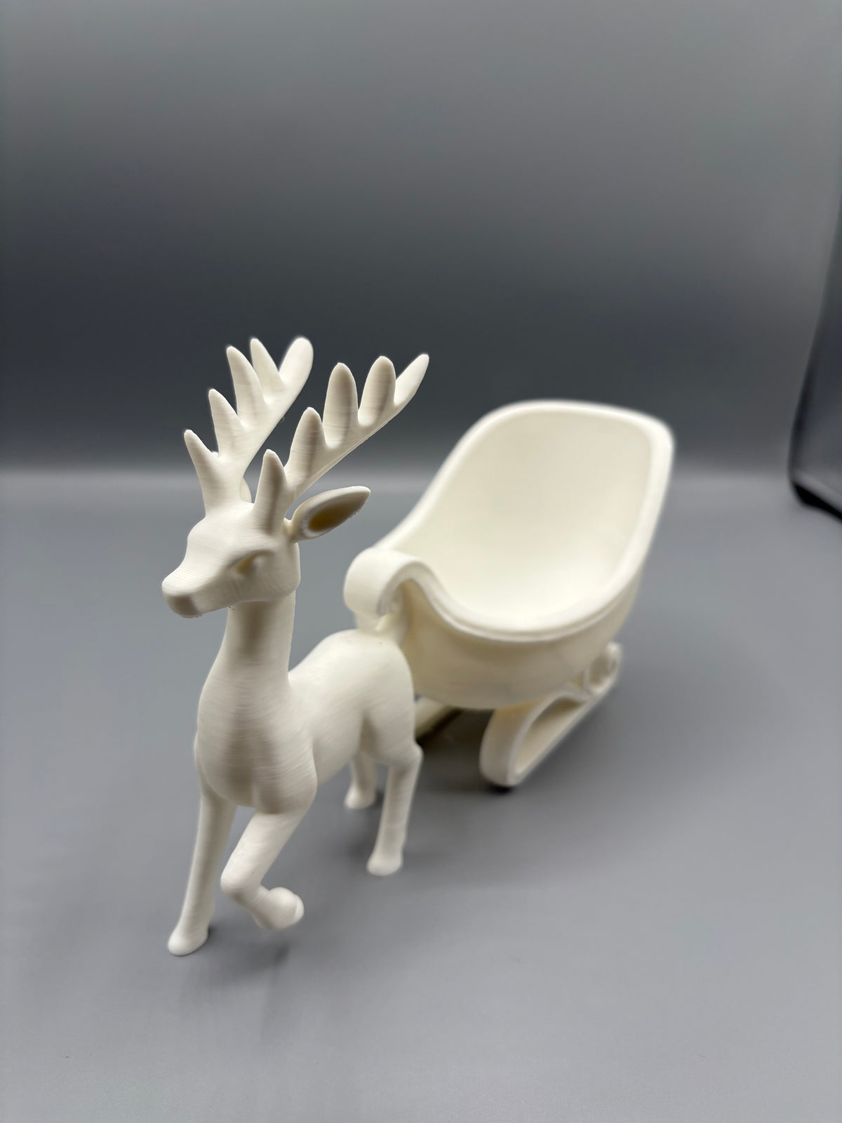 Reindeer & Sleigh Christmas Catchall Bowl