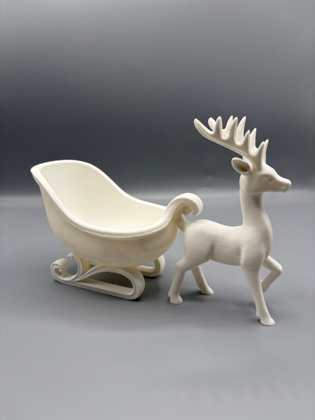 Reindeer & Sleigh Christmas Catchall Bowl