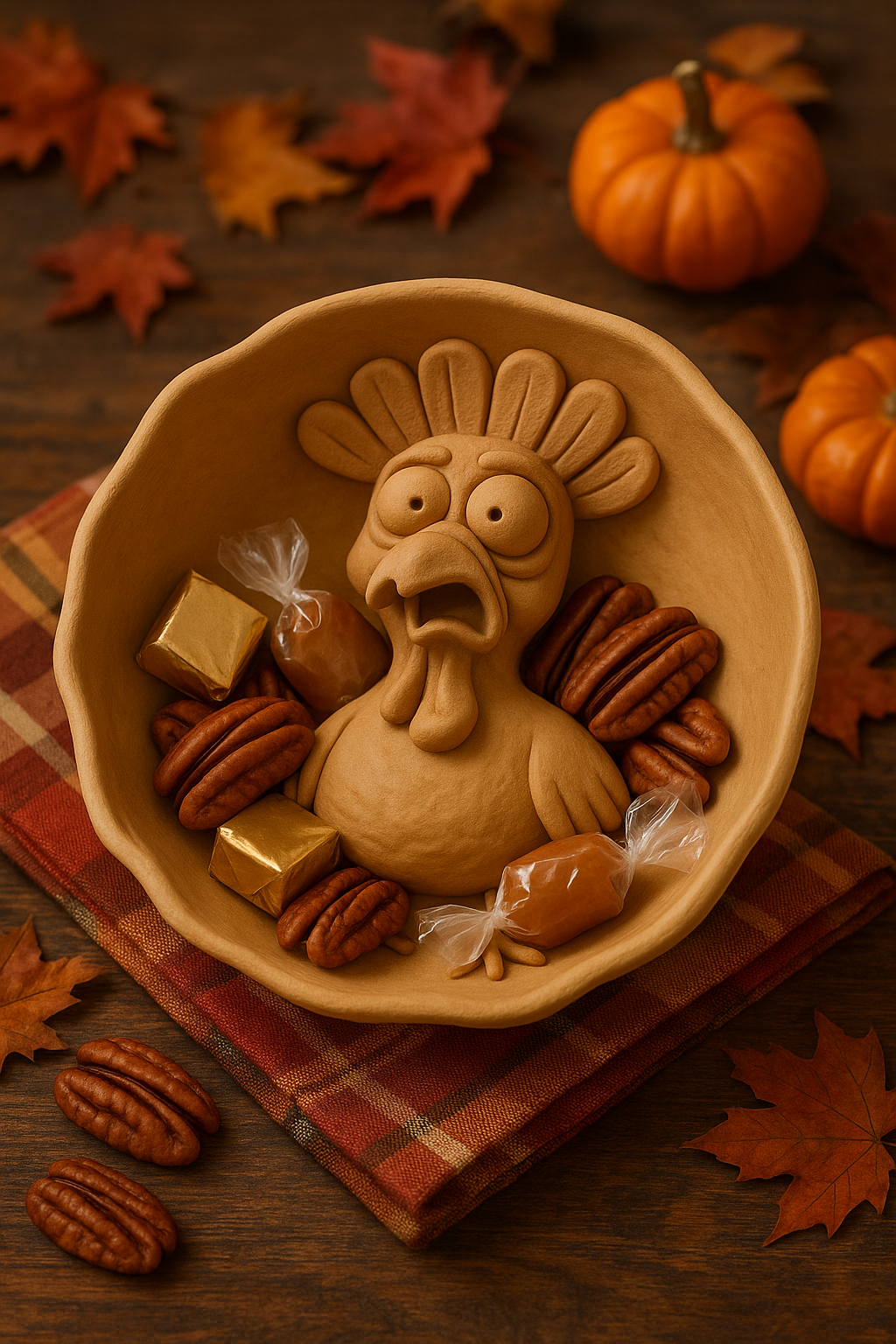 Thanksgiving Turkey Catch-All Bowl