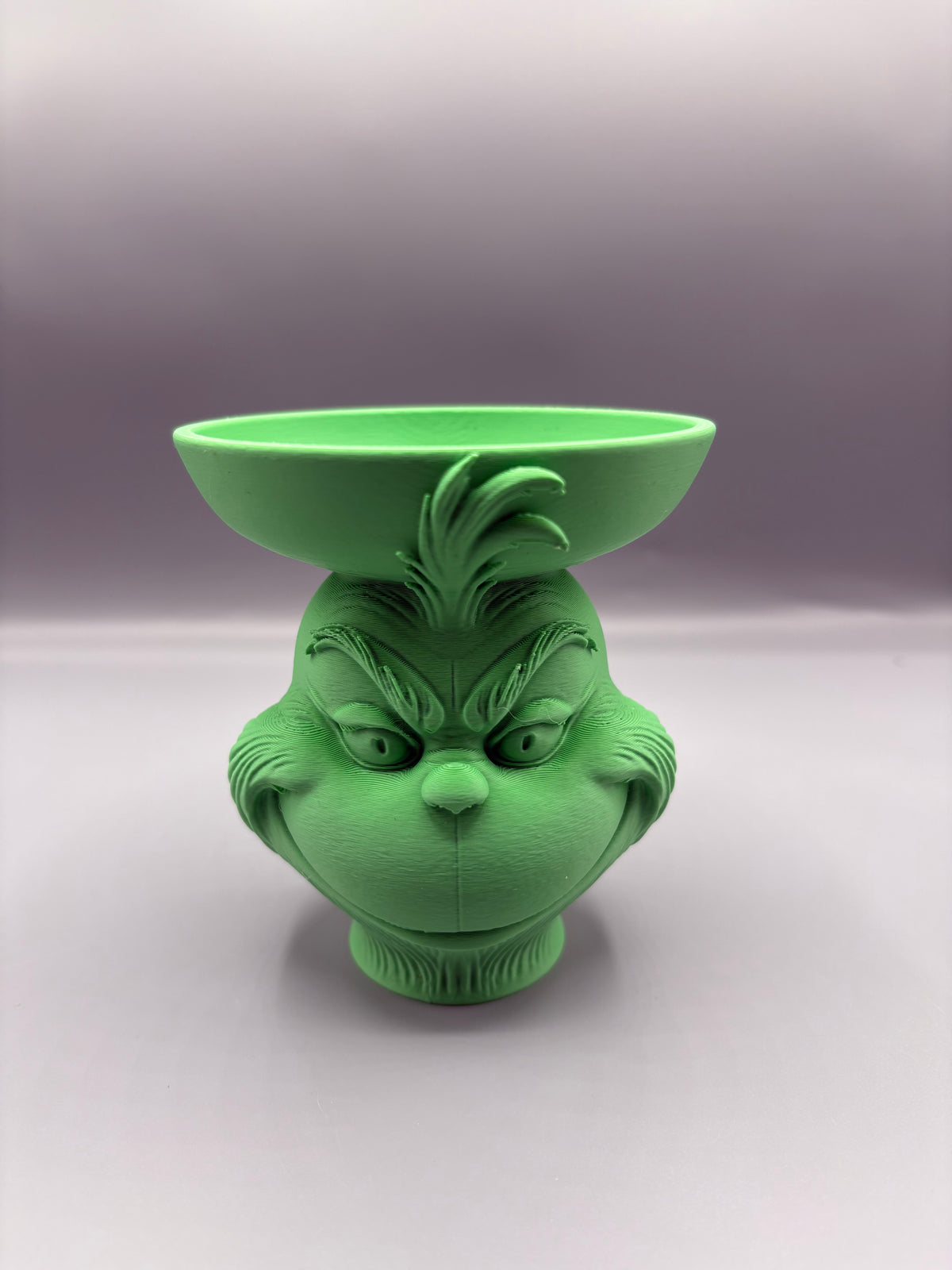 Mischievous Holiday Creature Grinch Pedestal Bowl