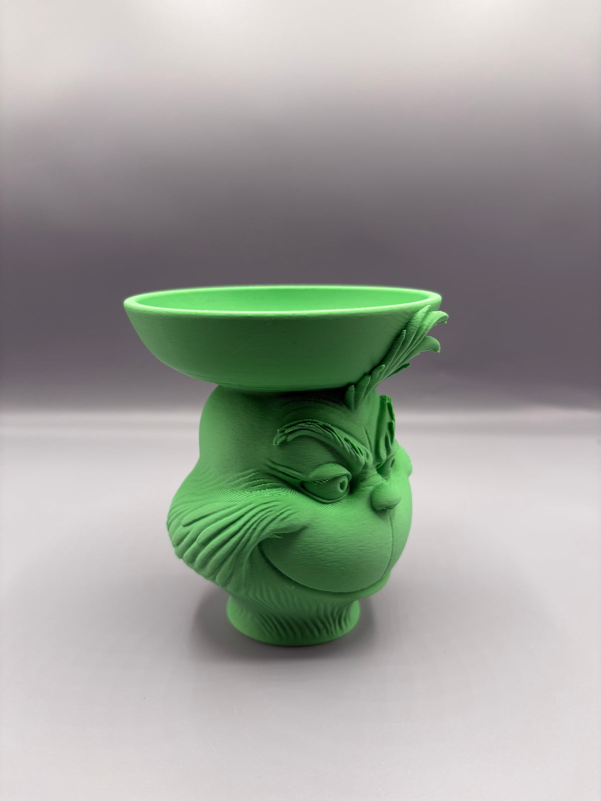 Mischievous Holiday Creature Grinch Pedestal Bowl