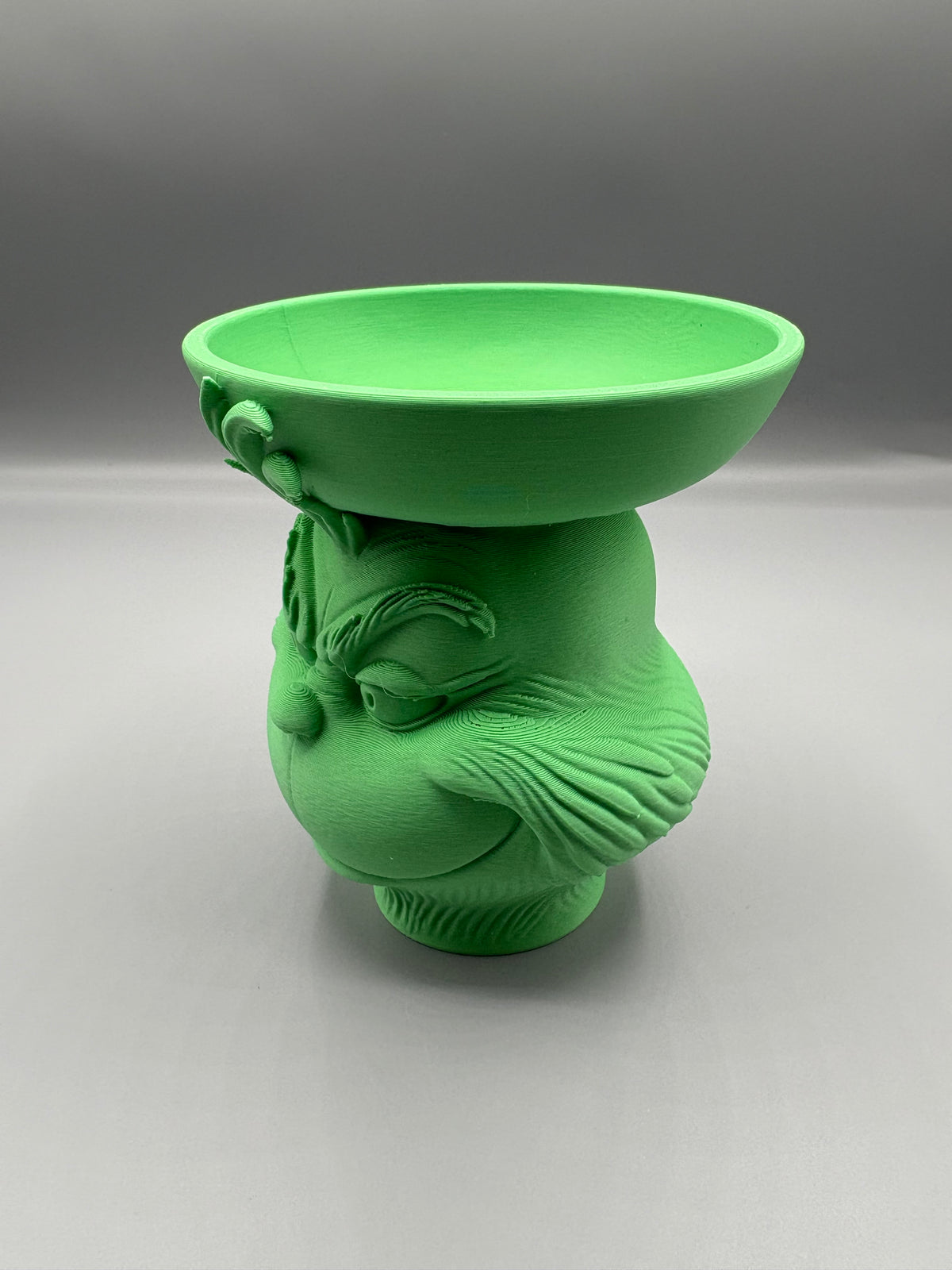 Mischievous Holiday Creature Grinch Pedestal Bowl