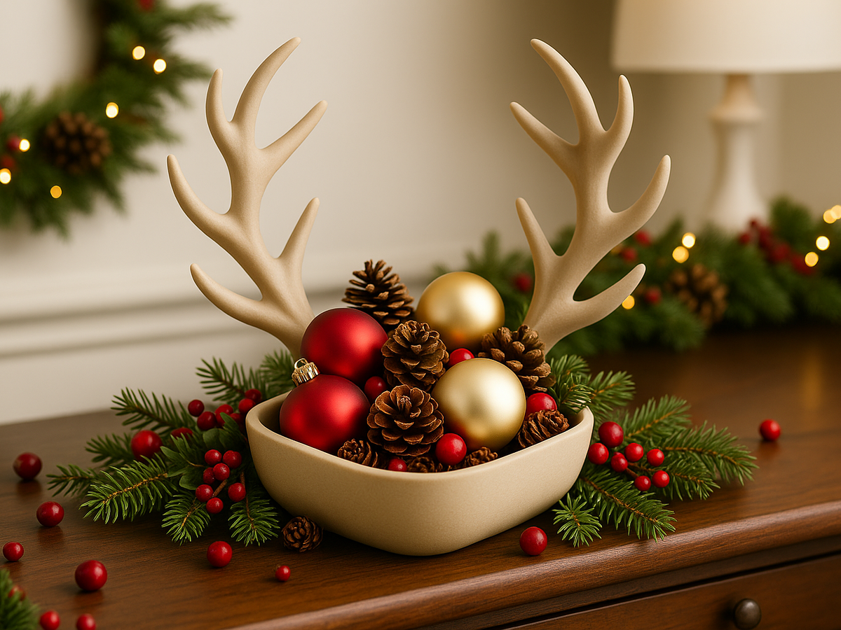 Reindeer Antler Bowl