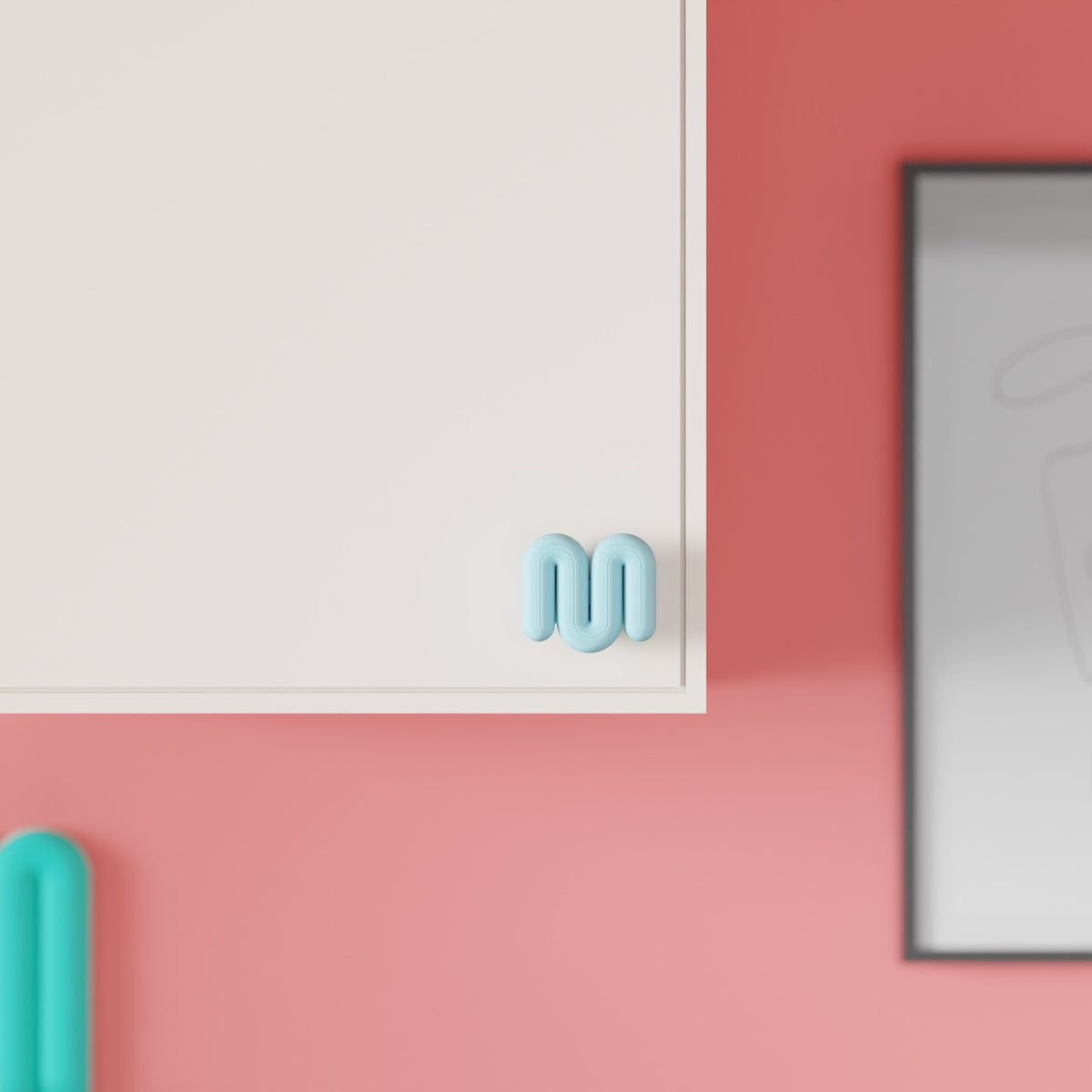Wibble Aesthetic Cabinet Handle, view 2