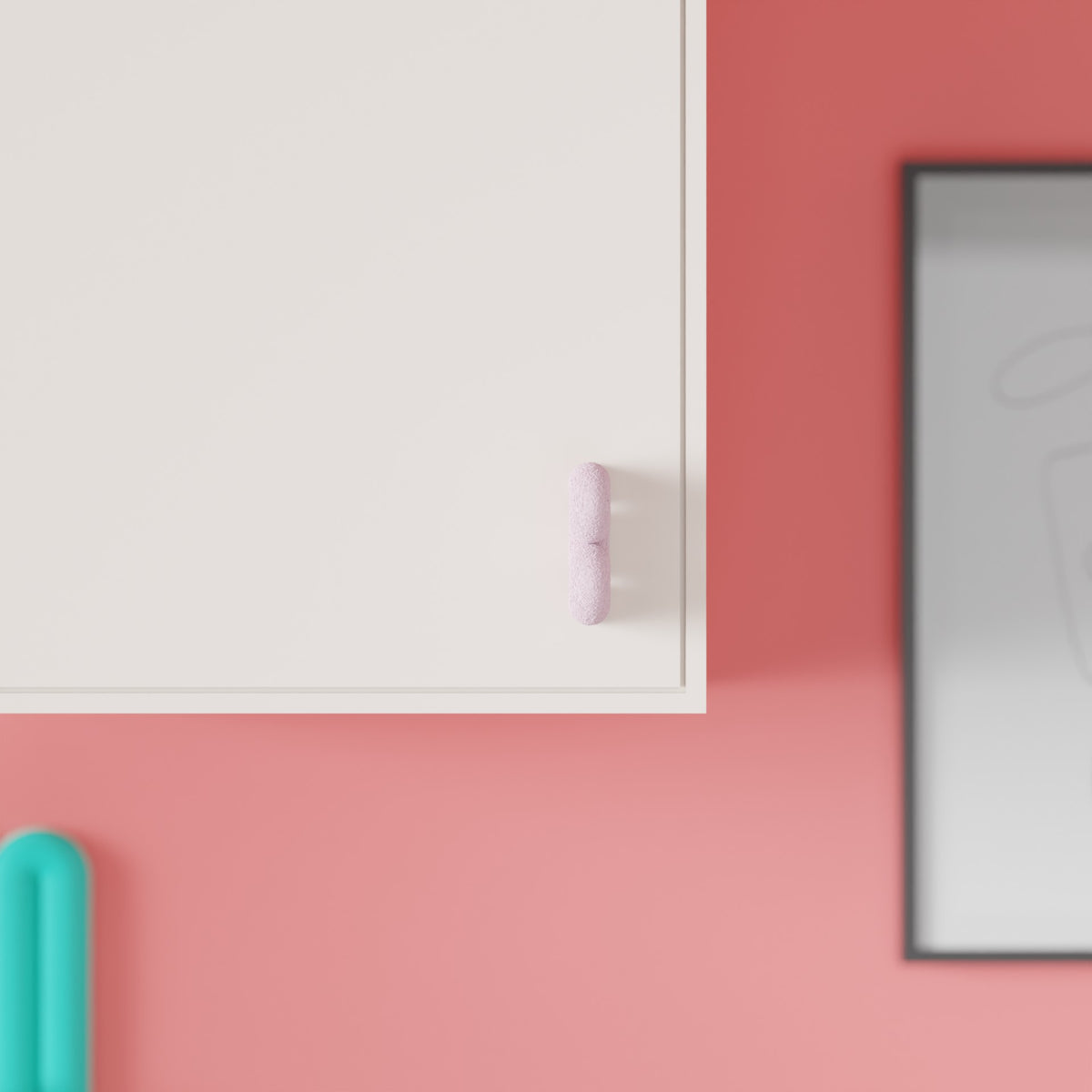 Wibble Aesthetic Cabinet Door Handle, view 3