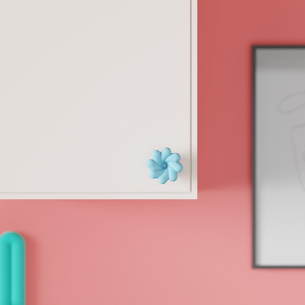 Modern Wibble Cabinet Handle, view 3