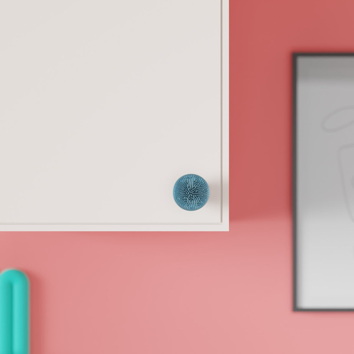 Coral Style Cabinet Door Handle, view 3