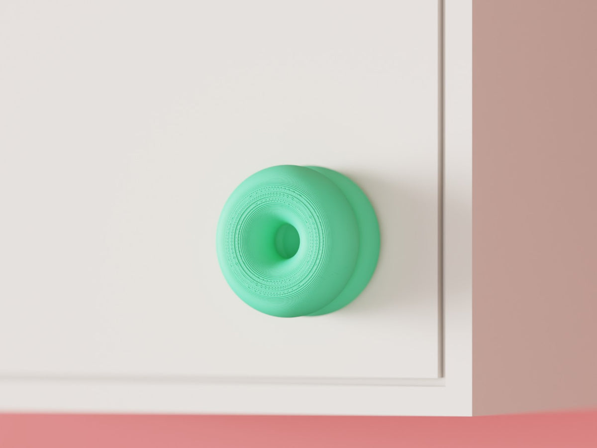 Double Donut Modern Cabinet Handle, view 1
