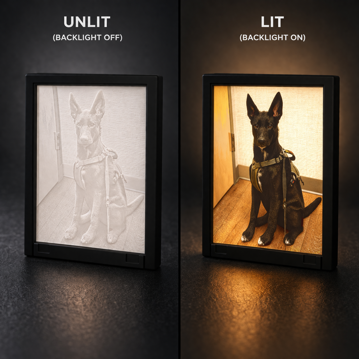 Create Your Own Lithophane — Custom Backlit Photo Display