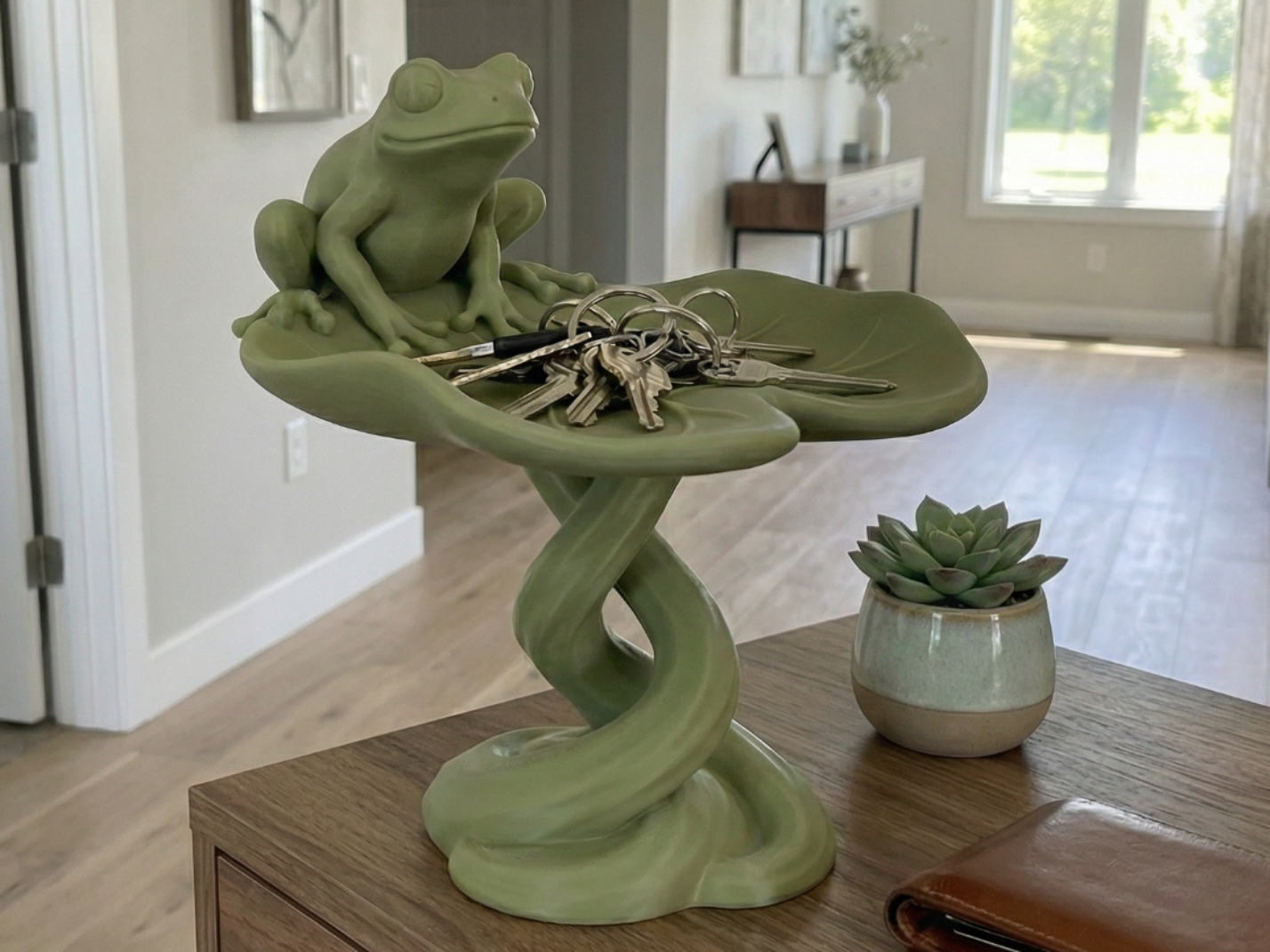 Frog Key Catchall | Lily Pad Entryway Tray