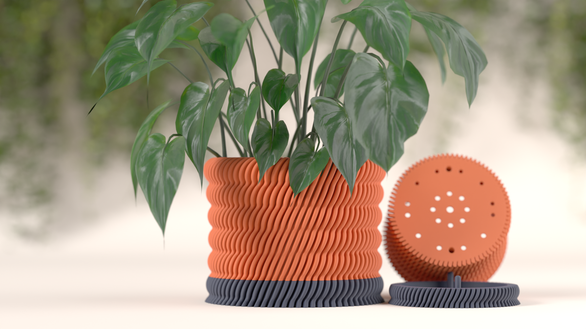 Aesthetic Plant Pot Modern Planter with Drip Tray