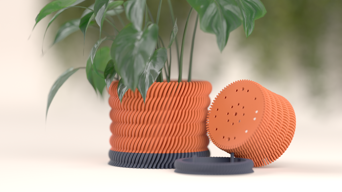 Aesthetic Plant Pot Modern Planter with Drip Tray