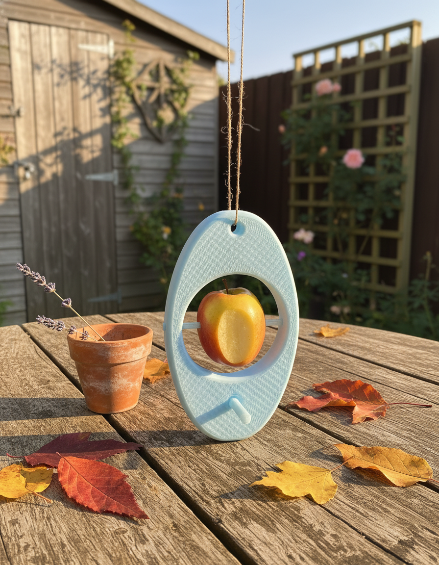Apple Bird Feeder
