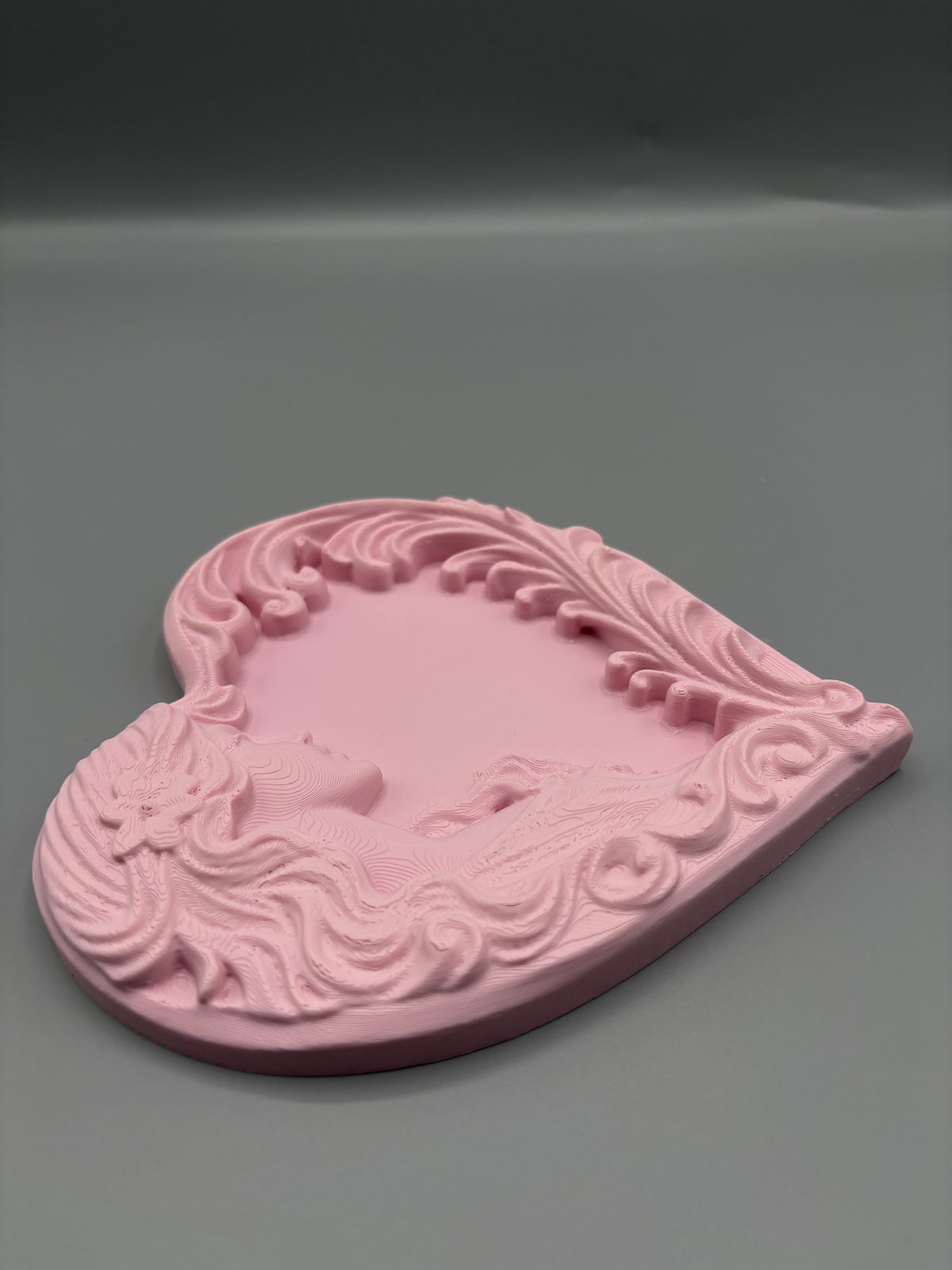 Art Nouveau Heart Jewelry Tray