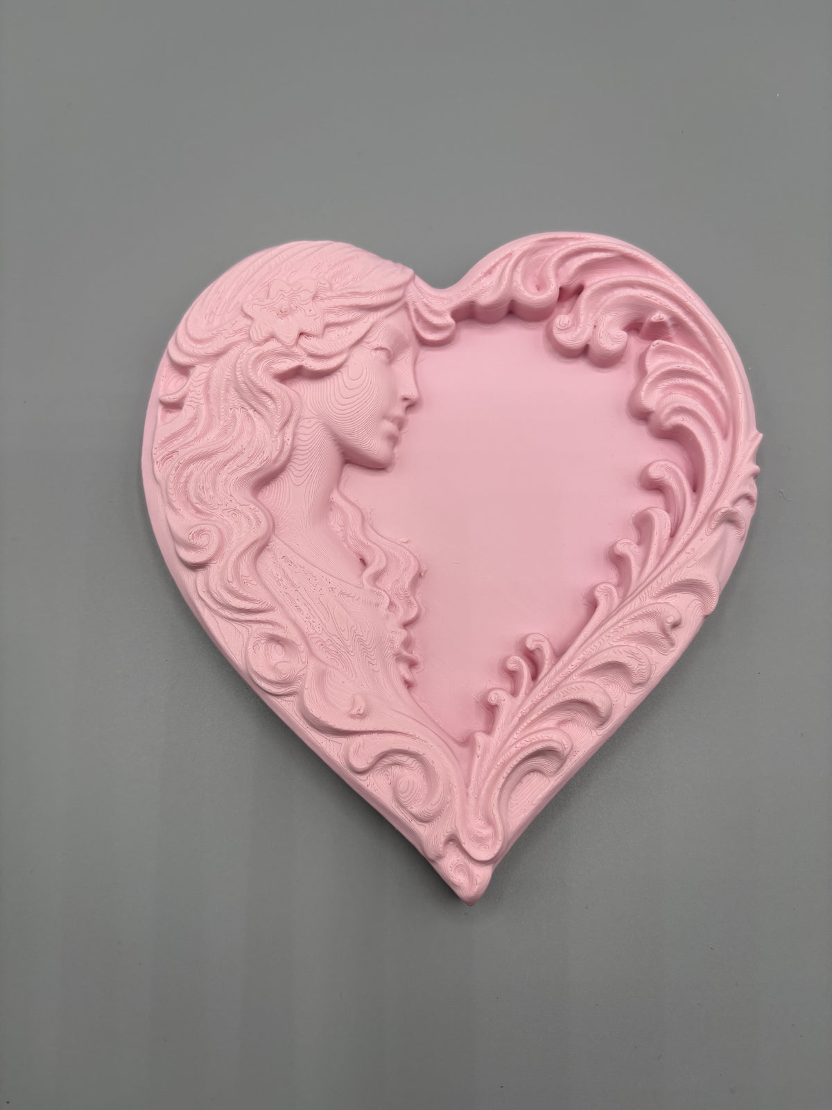 Art Nouveau Heart Jewelry Tray
