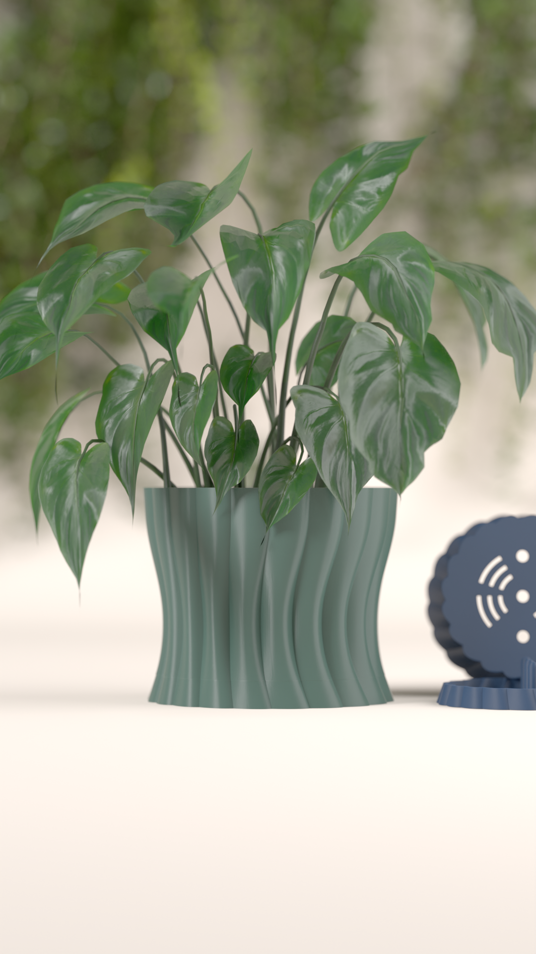 Beautiful Planter with Integrated Drip Tray