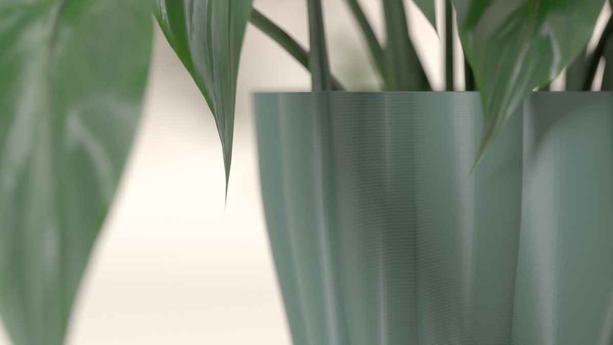 Beautiful Planter with Integrated Drip Tray