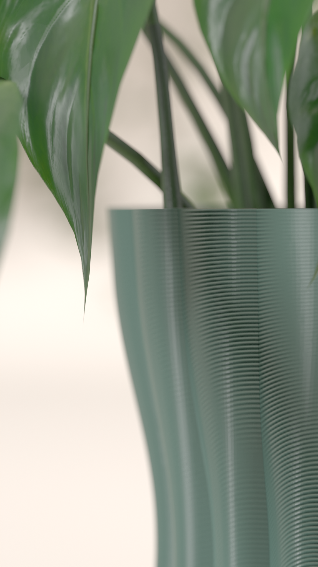 Beautiful Planter with Integrated Drip Tray