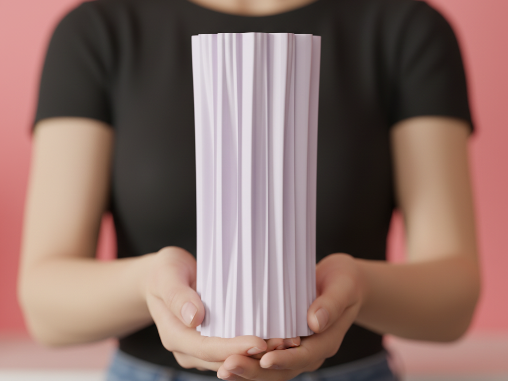 Beautiful Pleated Vase
