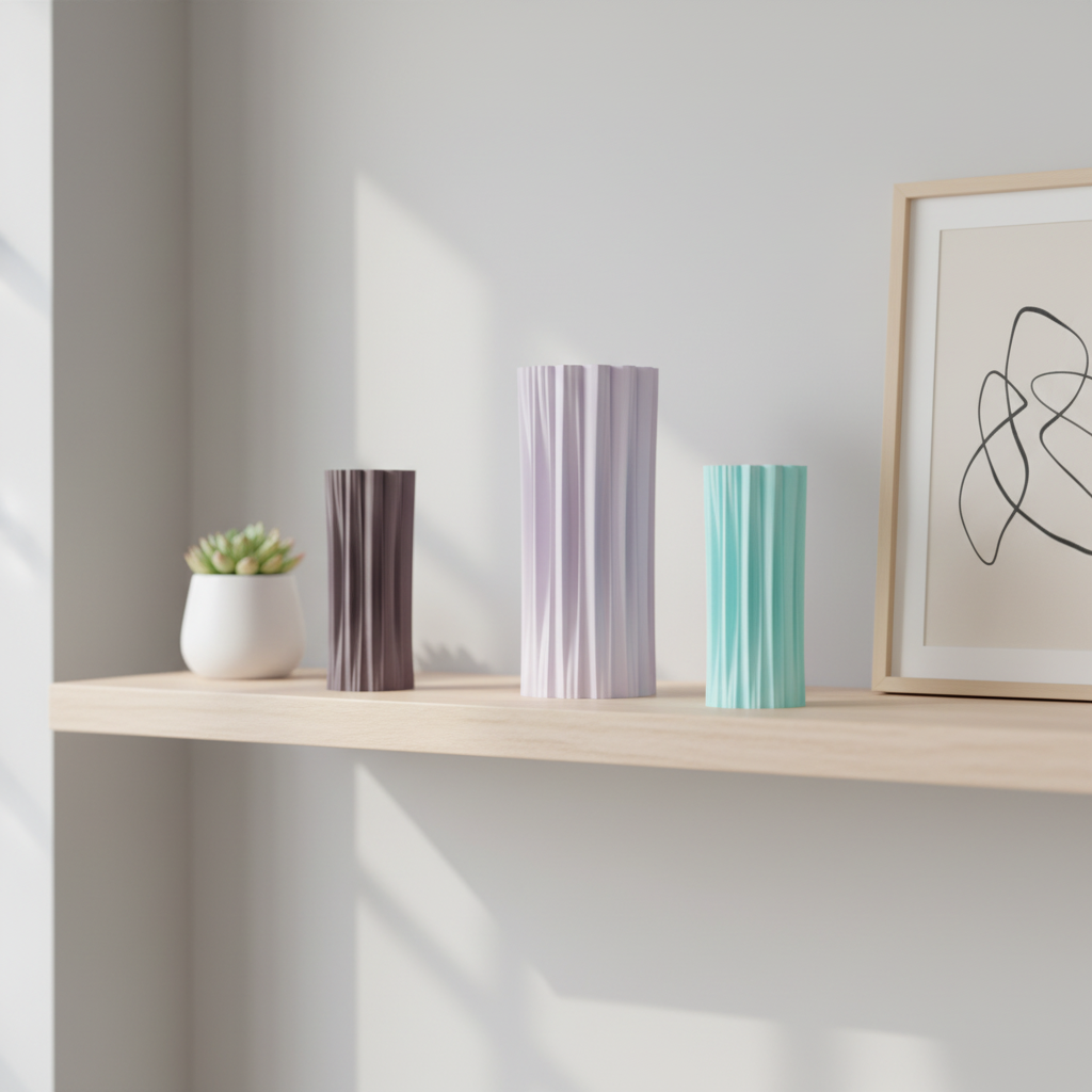Beautiful Pleated Vase