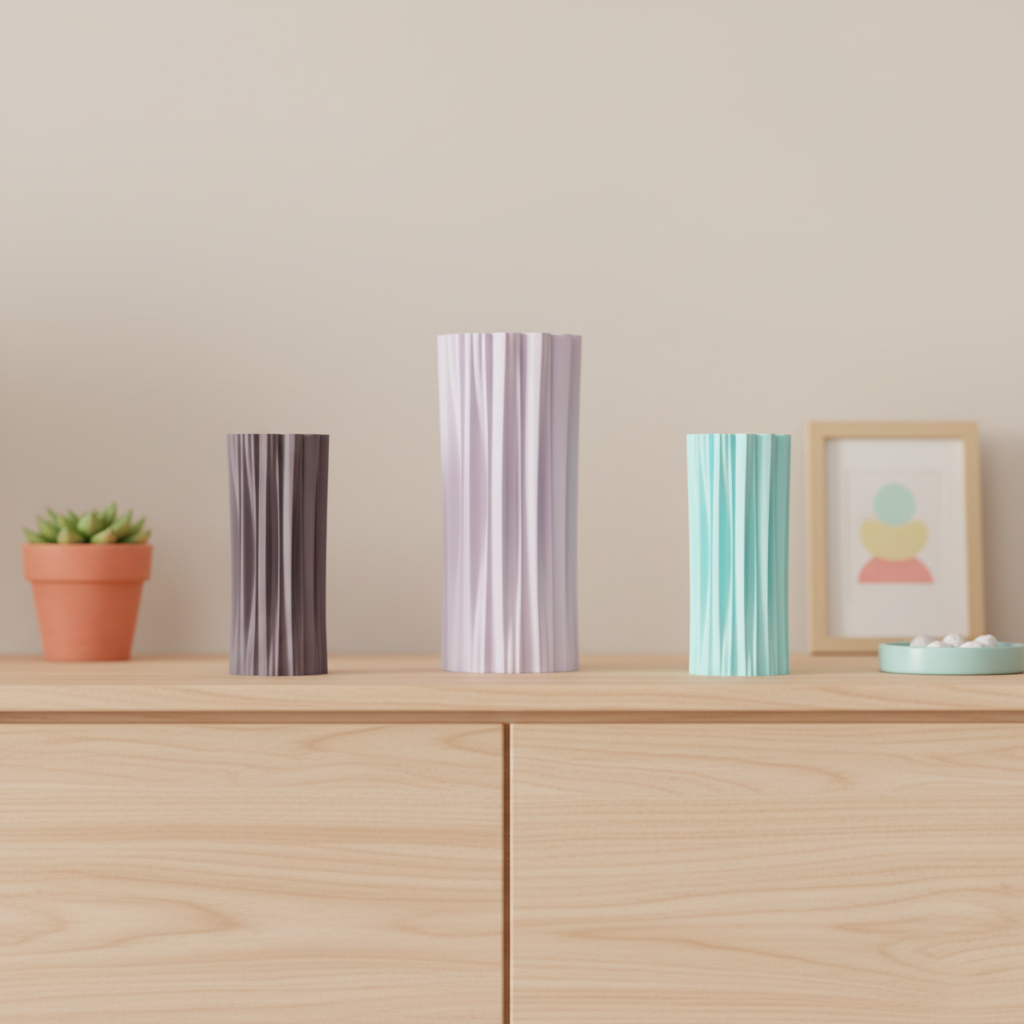 Beautiful Pleated Vase