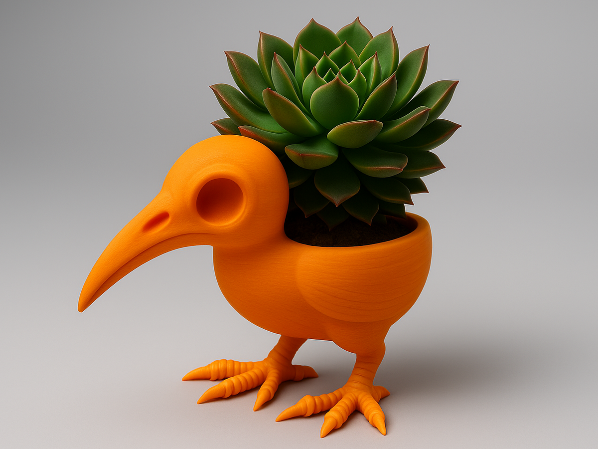 Bird Planter with Succulent – Fun Home Decor