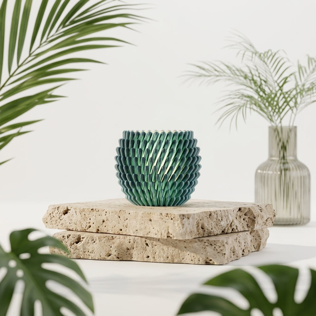 Bobbly Aesthetic LED Tealight Holder