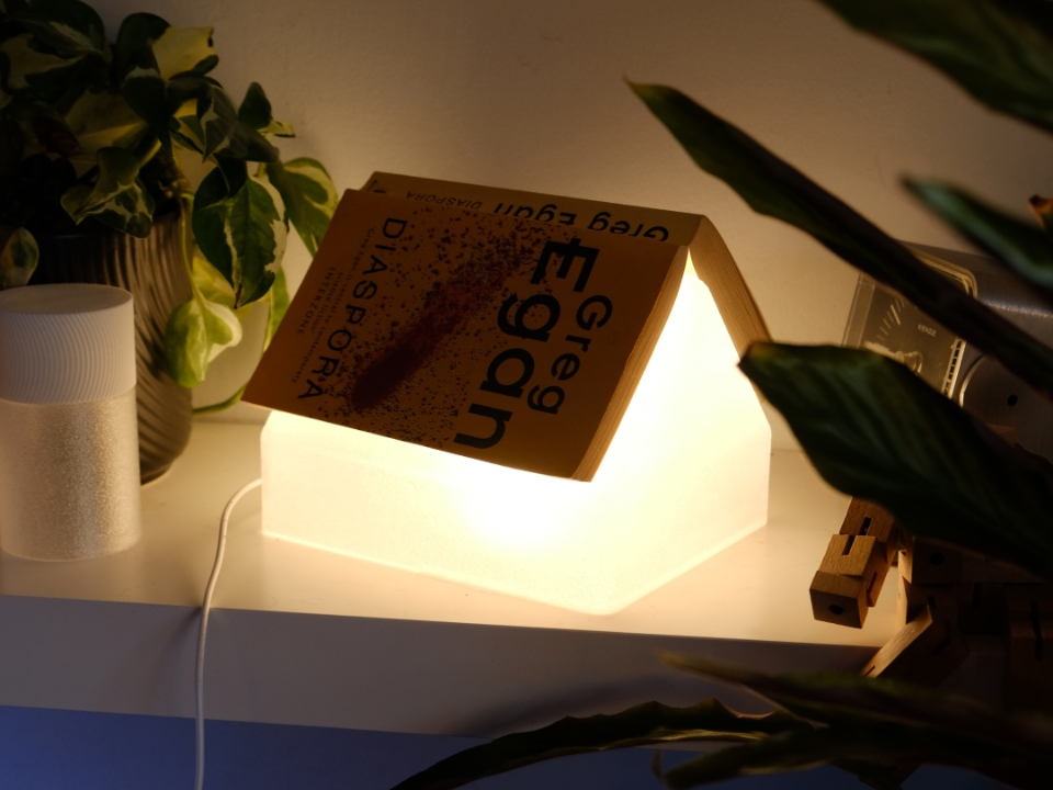 Bookrest Lamp A Subtly Elegant Bedside Luminary