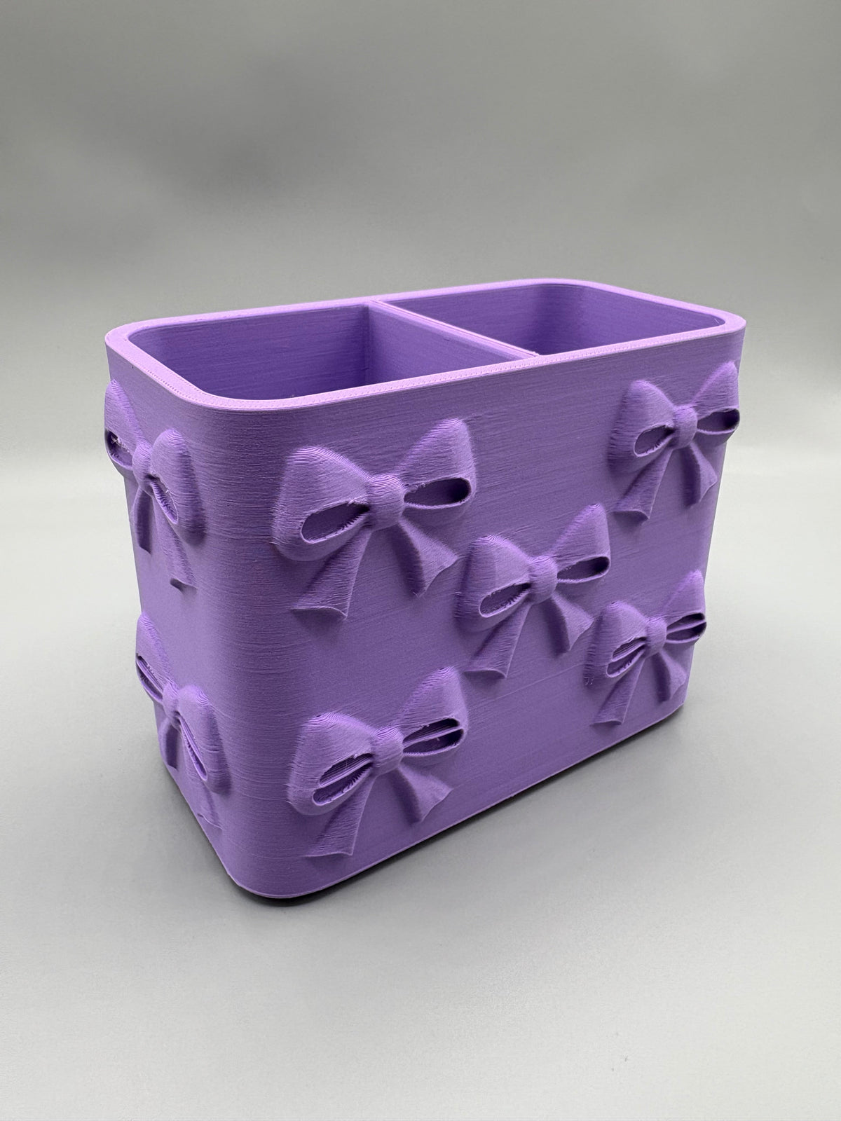 Bow Desk Organizer — Aesthetic Stationery Holder – Large size