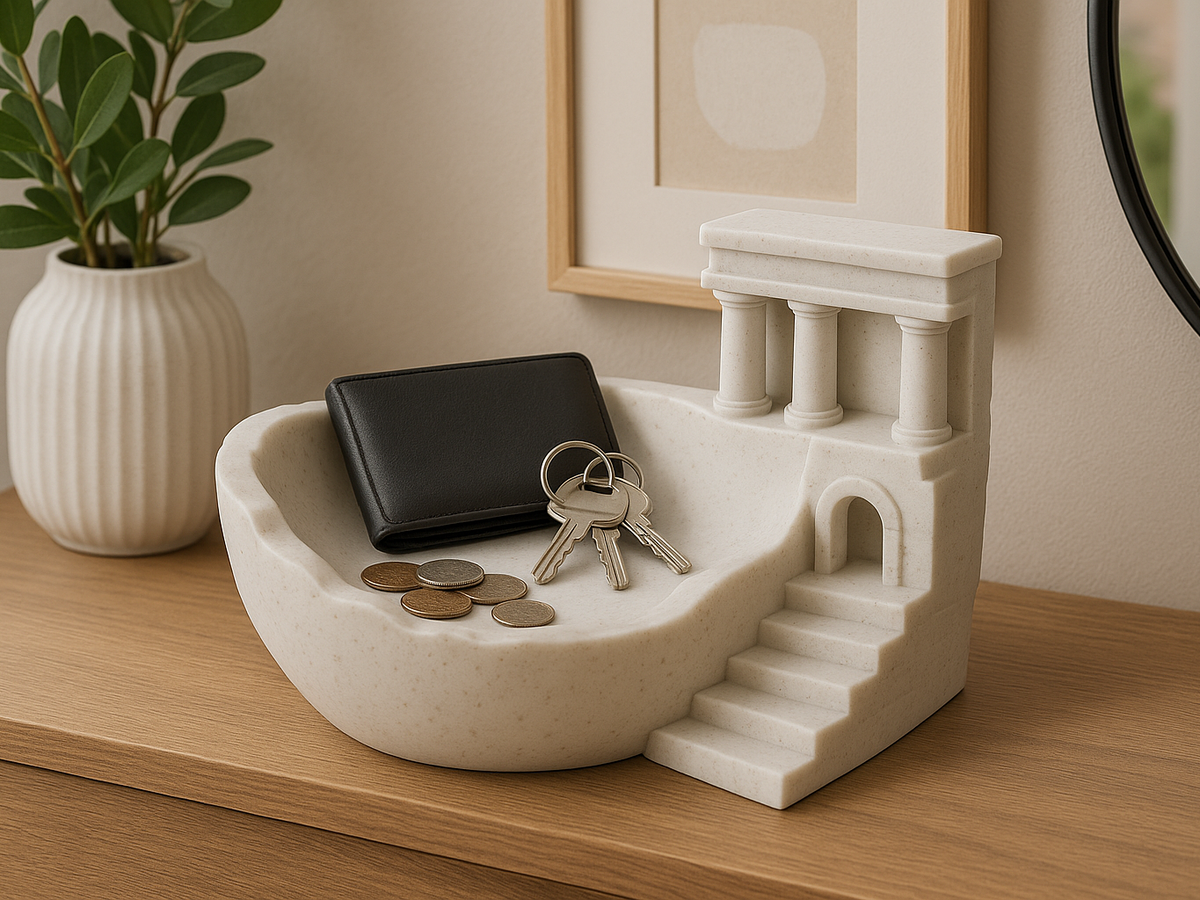 Brutalist Roman Ruin Catch-All Bowl