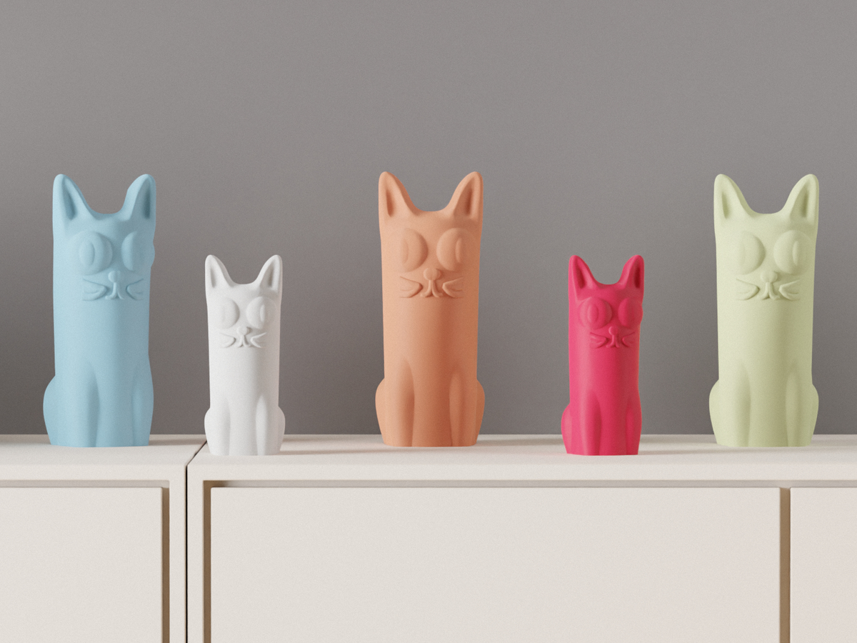 Cat Vase
