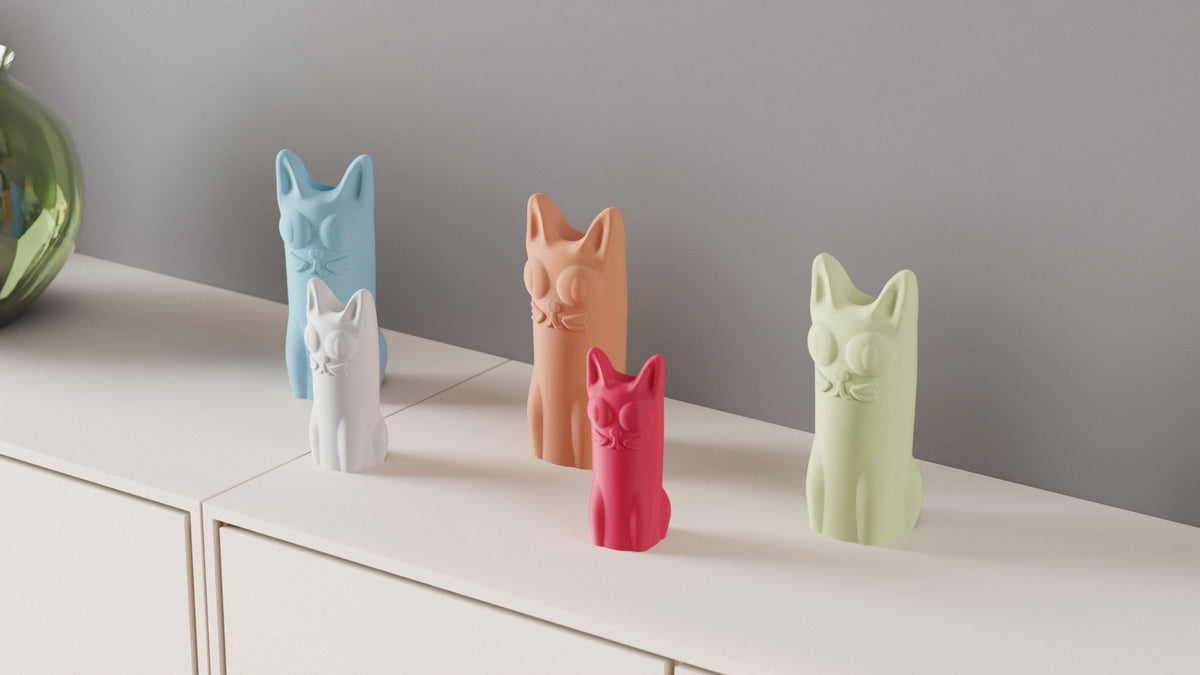 Cat Vase