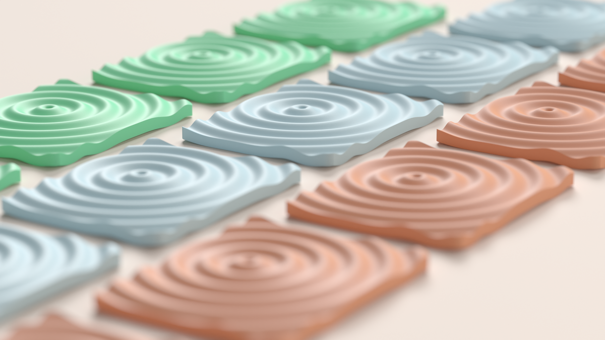 Catch All Tray Satisfying Ripple Trinket Tray