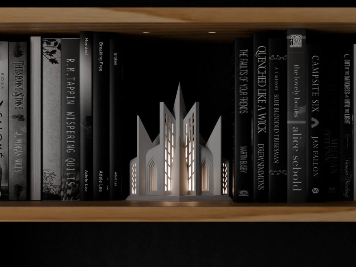 Cathedral Church Book Nook Tealight Lamp