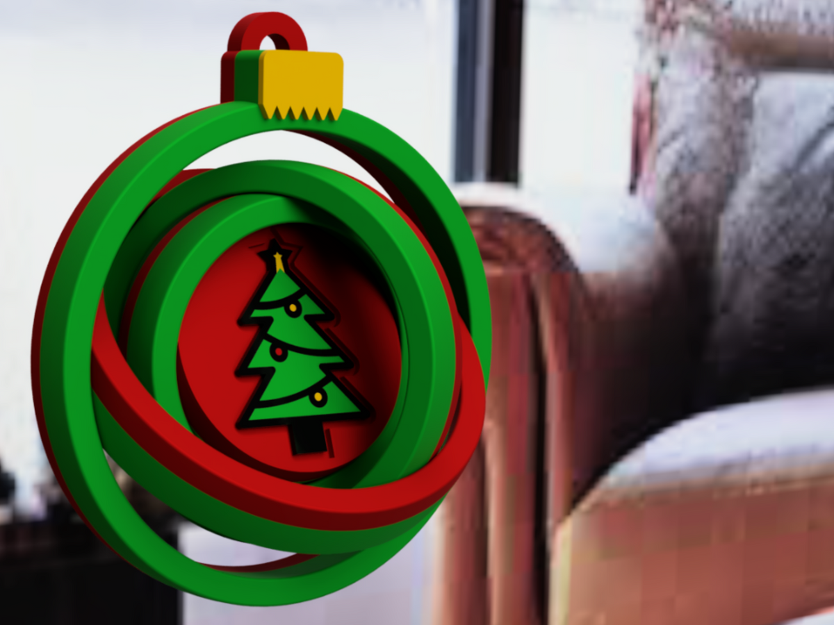 Christmas Tree Gyro Ornament