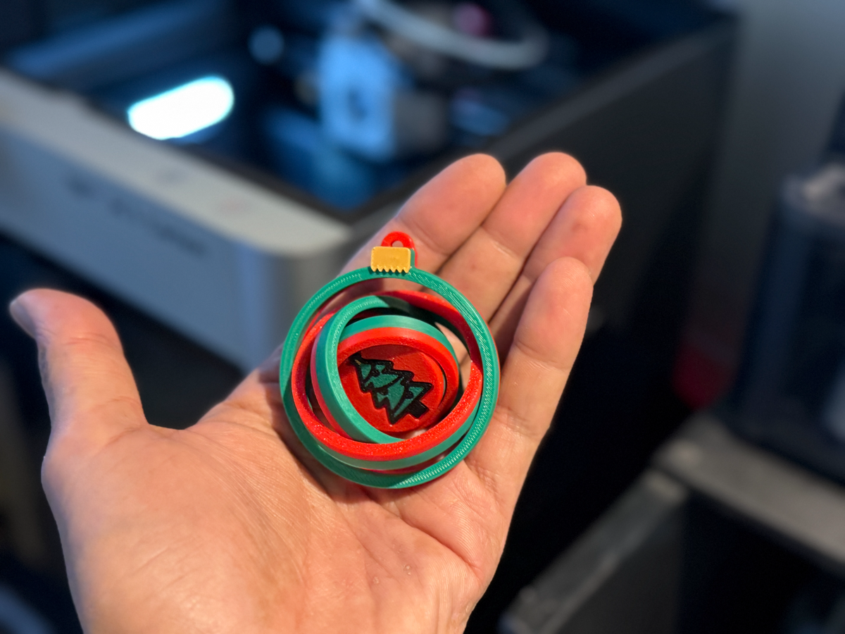 Christmas Tree Gyro Ornament