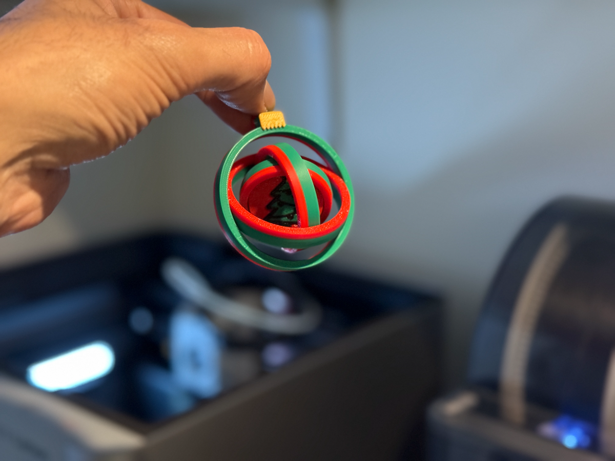 Christmas Tree Gyro Ornament