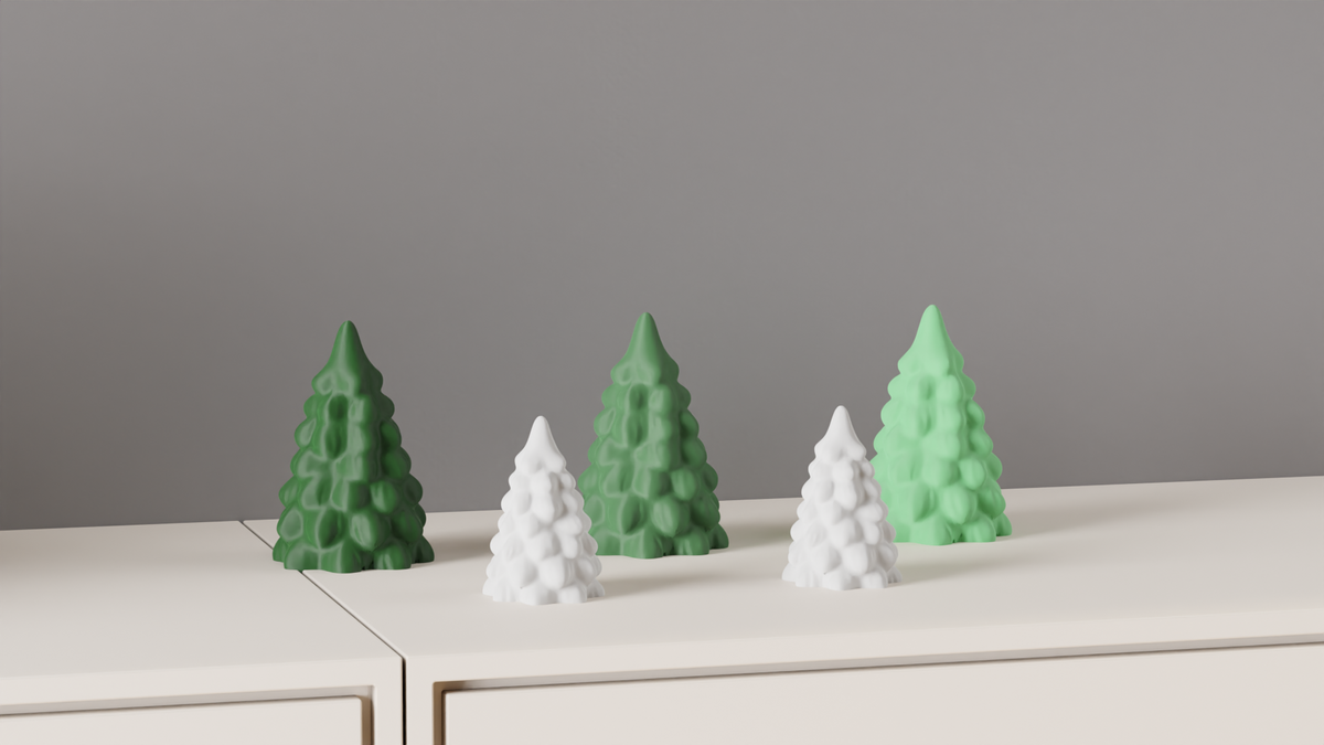 Christmas Tree Statue Minimalist Modern Decoration – Small size (about 49 mm tall)