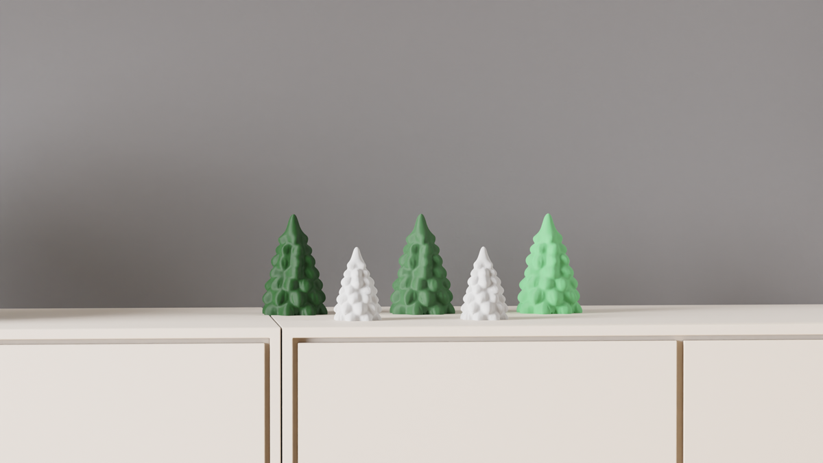Christmas Tree Statue Minimalist Modern Decoration