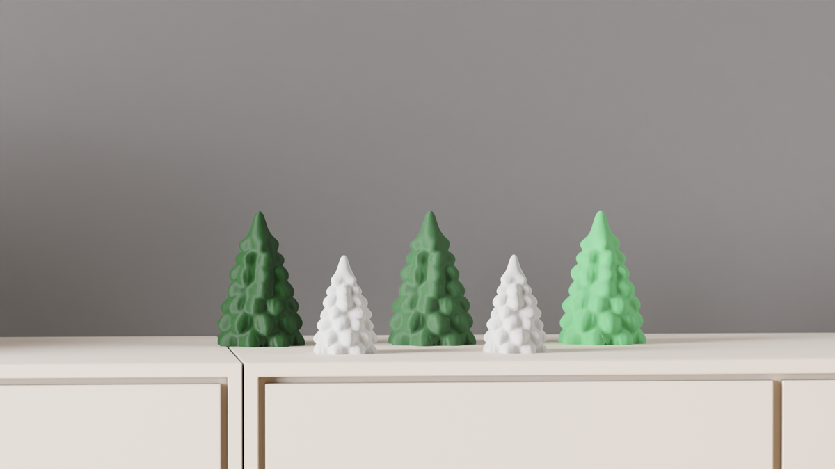 Christmas Tree Statue Minimalist Modern Decoration