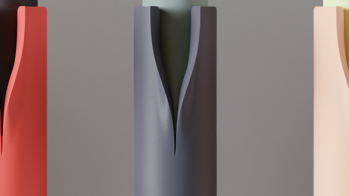 Collared Vase Modern Sculptural Vase