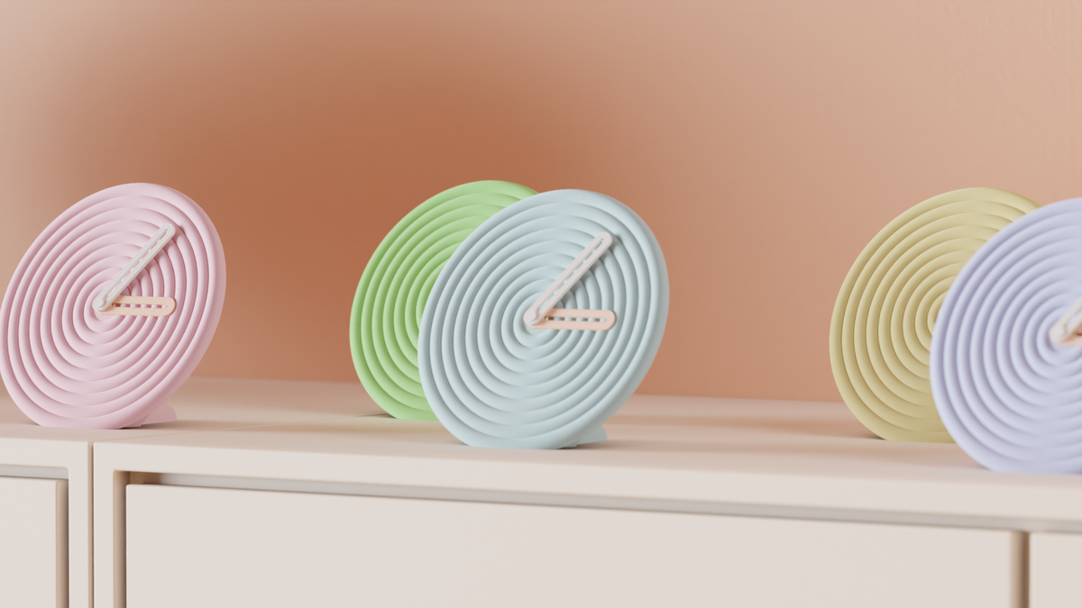 Concentric Ripple Desk Clock