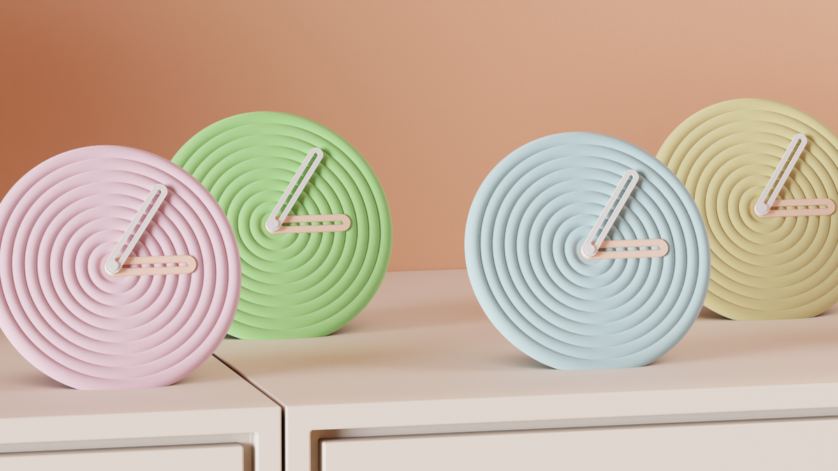 Concentric Ripple Desk Clock