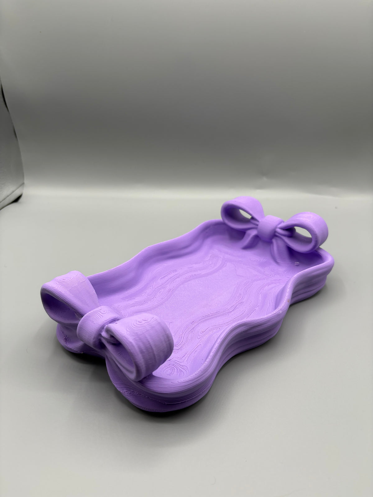Coquette Bow Accent Vanity Tray