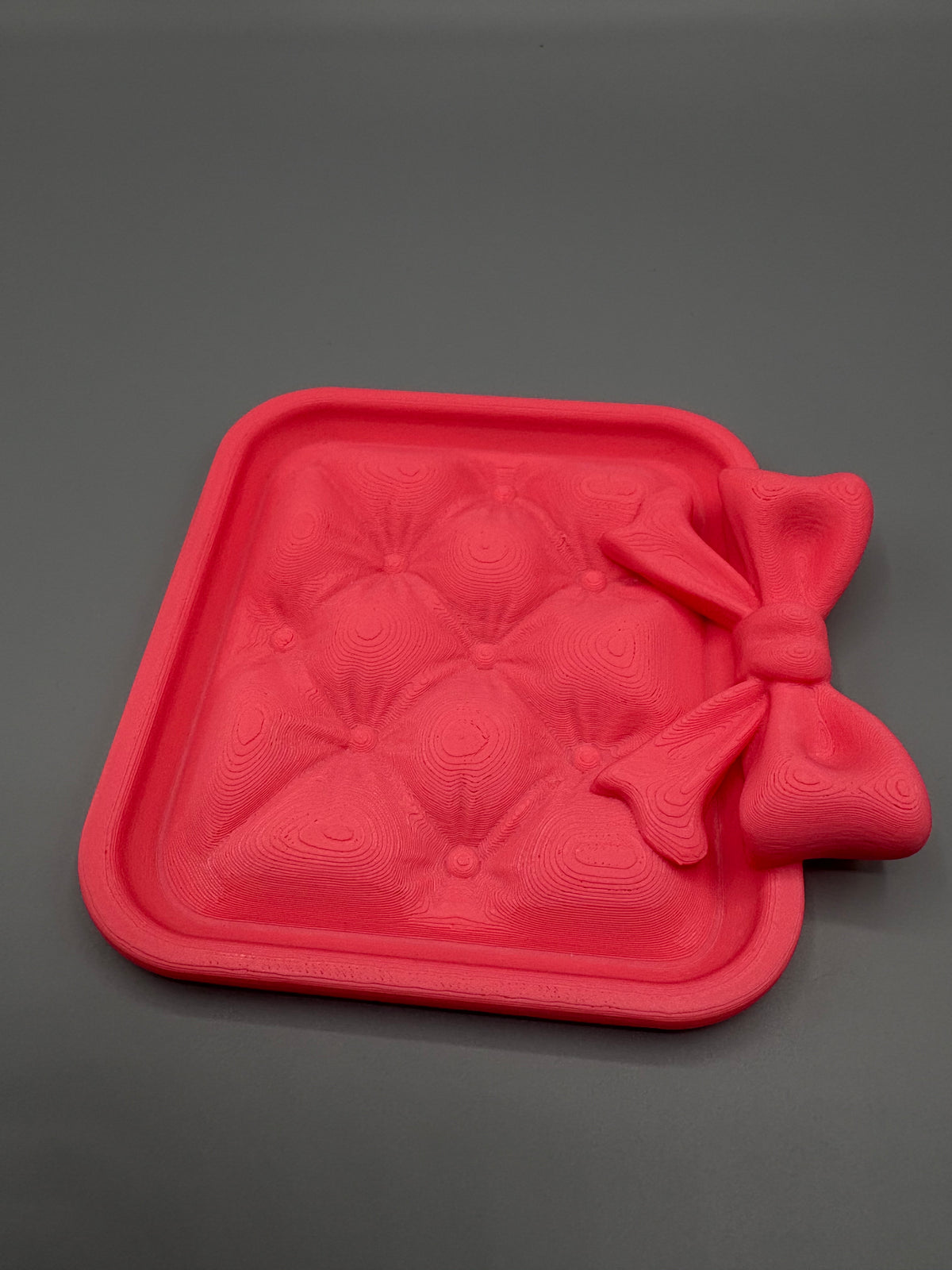 Coquette Bow Jewelry Tray Vanity Organizer
