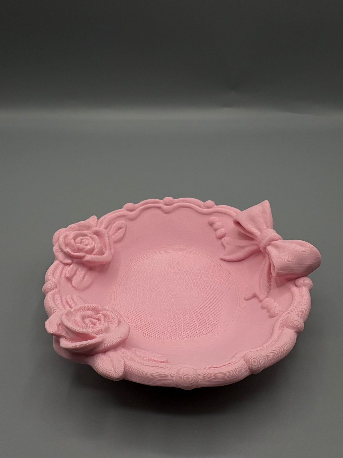 Coquette Bow & Rose Jewelry Dish