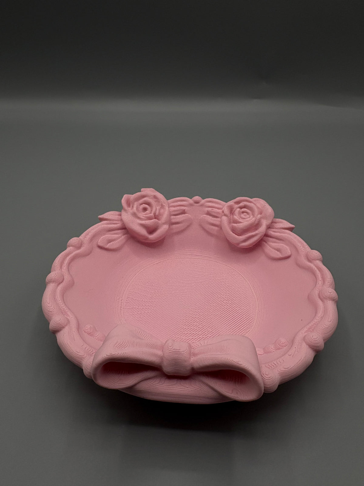 Coquette Bow & Rose Jewelry Dish