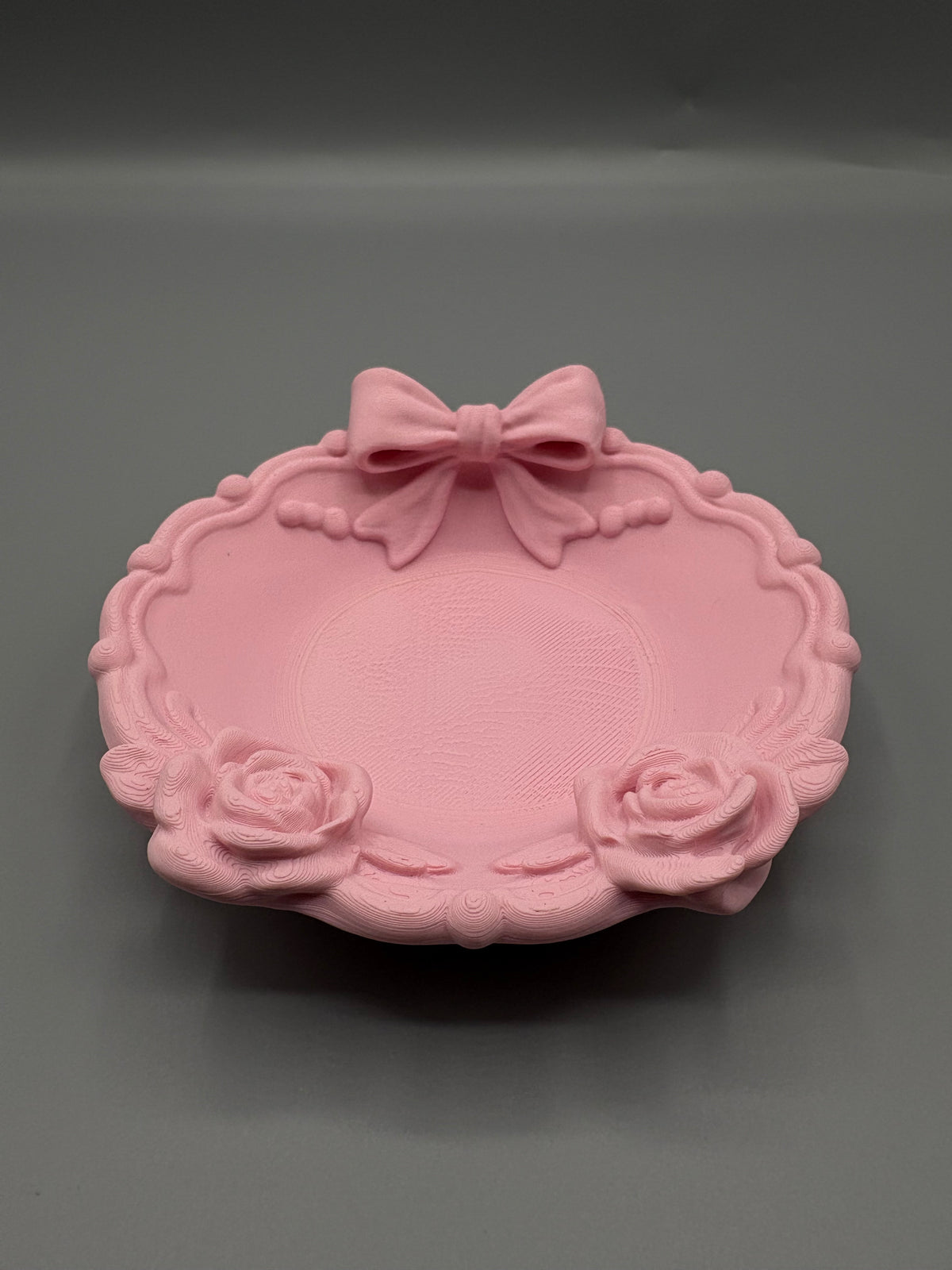 Coquette Bow & Rose Jewelry Dish