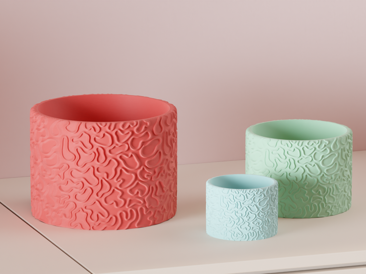 Coral Pattern Plant Pot – Large size